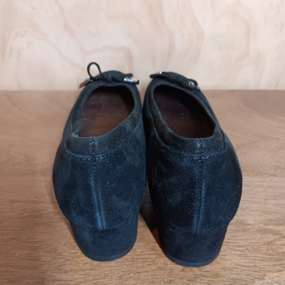 Attila Giusti Leombruni AGL Women's Kriston Heel Suede Pump Shoes Black 36.5 - Picture 6 of 11